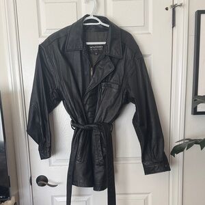 Wilson Black Leather Jacket